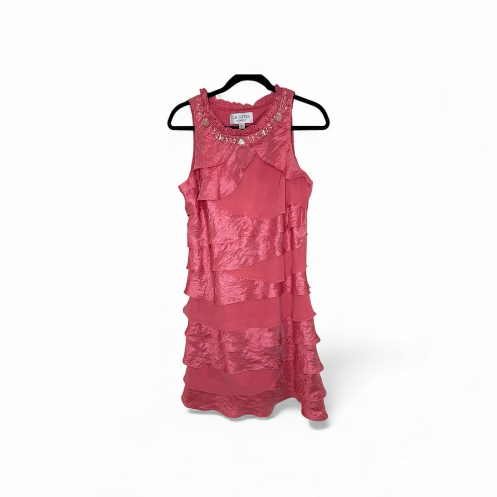 Elegant Pink Sleeveless Dress